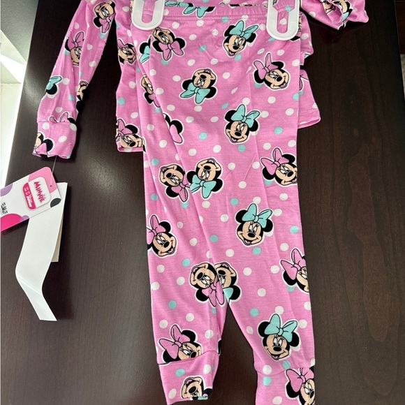 Minnie Mouse Pink Toddler Pajamas Bamboo-like - Picture 2 of 4